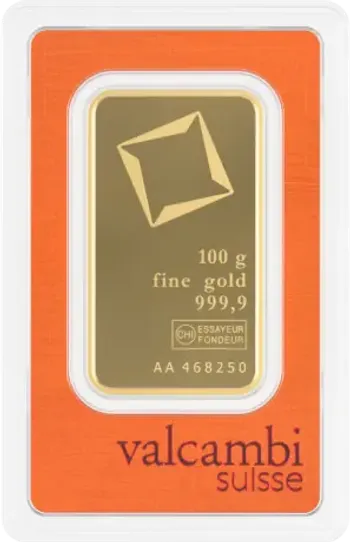 100 грама Златно Кюлче Valcambi