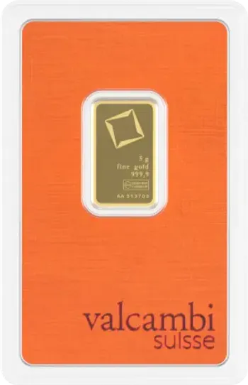5 грама Златно Кюлче Valcambi