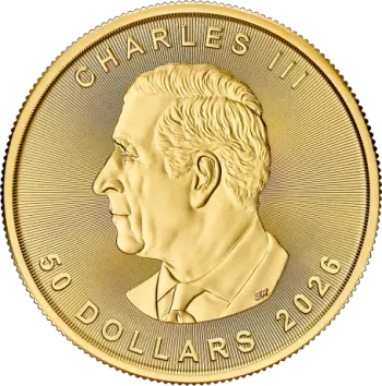 1/4 oz Златна Монета Maple Leaf 2026