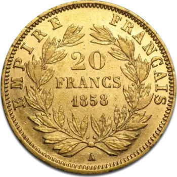 20 Френски Франка Наполеон III